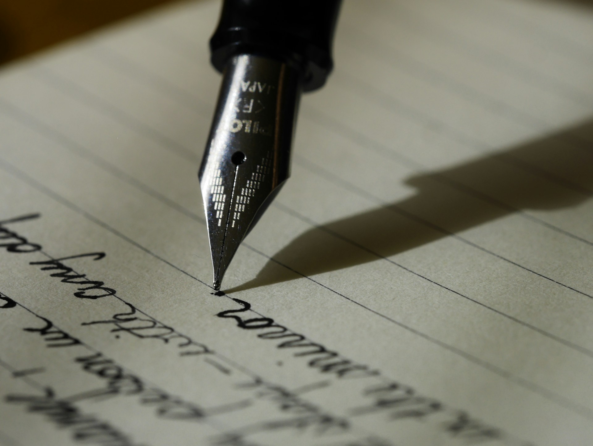 Writer at desk producing SEO content at Content Vertex